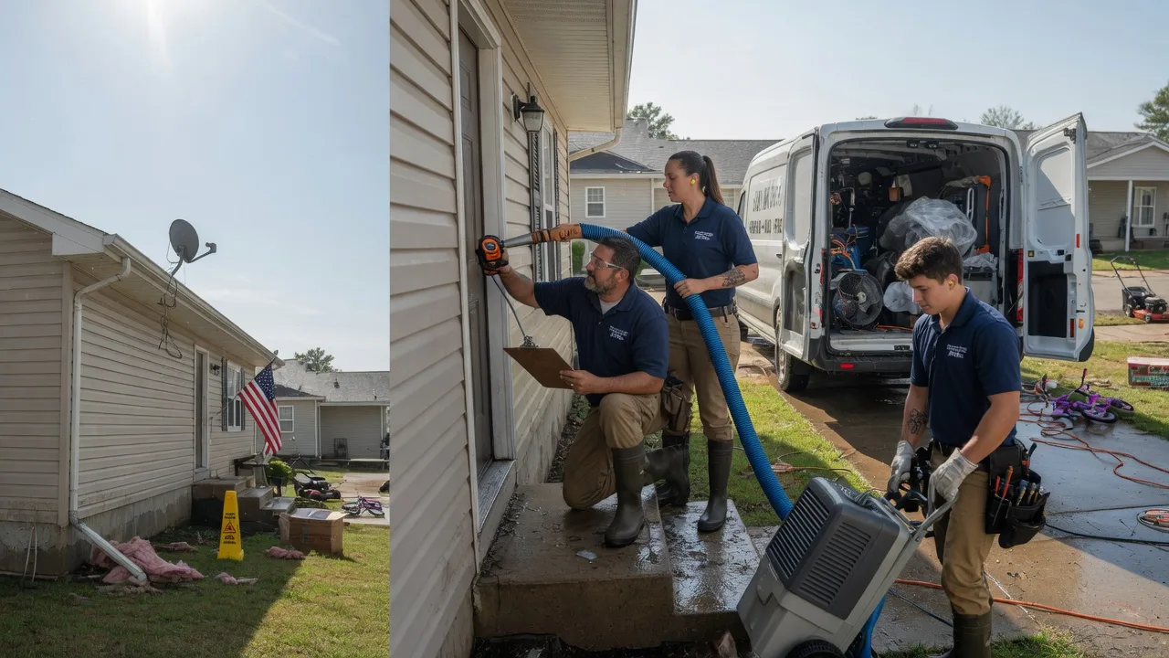 Ceiling Water Damage Restoration in Belle Plaine, KS near me